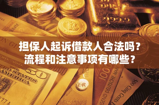 北京担保人起诉借款人合法吗？流程和注意事项有哪些？