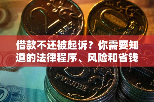 北京借款不还被起诉？你需要知道的法律程序、风险和省钱技巧