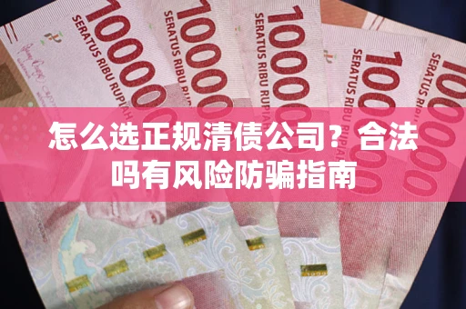北京怎么选正规清债公司？合法吗有风险防骗指南